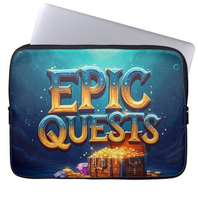 Housse Pour Ordinateur Portable Quêtes épiques (Devant)