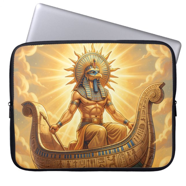 Housse Pour Ordinateur Portable Ra – Egyptian Sun God´3´ (Devant)