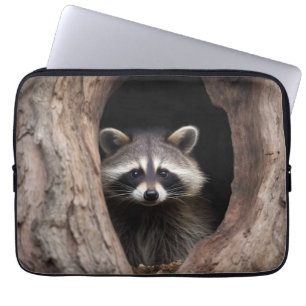 Housse Pour Ordinateur Portable Racon dans la grotte des arbres