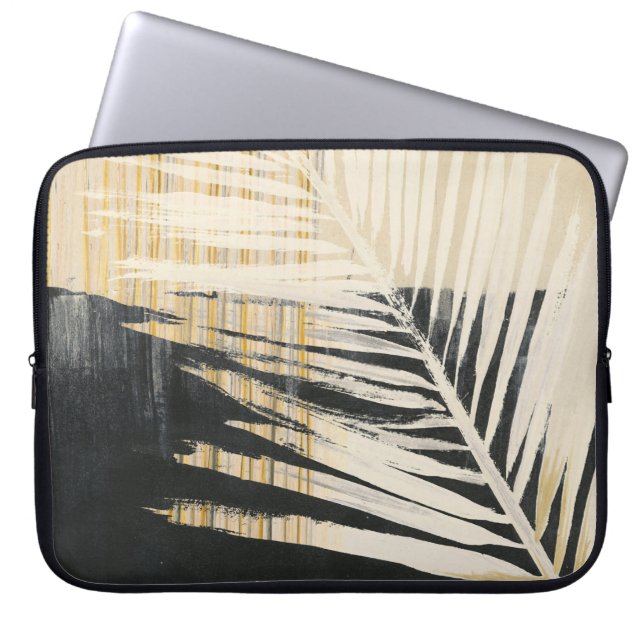 Housse Pour Ordinateur Portable Raffie d'or - Franges de palme (Devant)