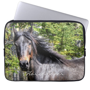 Housse Pour Ordinateur Portable Ranch Horse Thème pour les amateurs d'équine