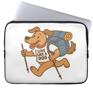 Housse Pour Ordinateur Portable Randonnée comme un chien