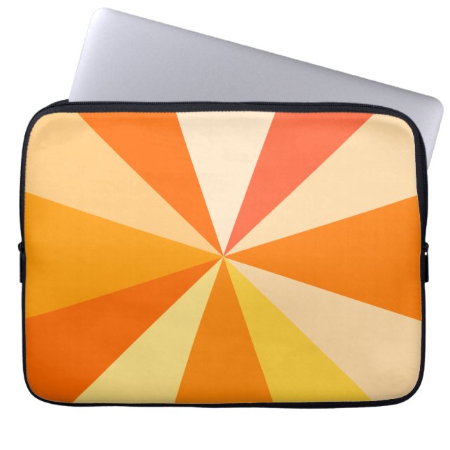 Housse Pour Ordinateur Portable Rayons 60s géométriques géniaux modernes d'art de (Devant)