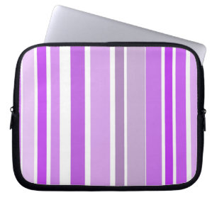 Housse Pour Ordinateur Portable Rayure Violet Moderne