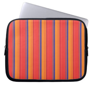 Housse Pour Ordinateur Portable Rayures d'été colorées mignonnes