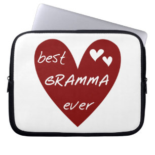 Housse Pour Ordinateur Portable Red Heart Meilleur Cadeaux Gramma Jamais