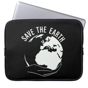 Housse Pour Ordinateur Portable Réduire la réutilisation recycler sauver la terre