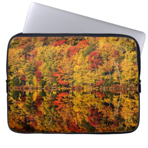 Housse Pour Ordinateur Portable Réflexion d'automne sur le lac Russell New Hamps