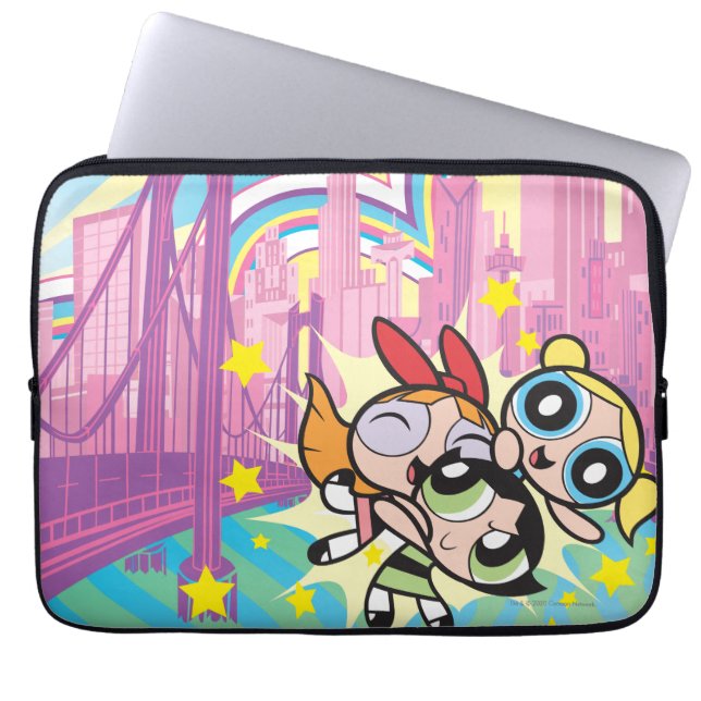 Housse Pour Ordinateur Portable Règle Powerpuff Girls (Devant)