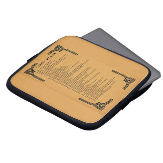 Housse Pour Ordinateur Portable règles de Gibbs