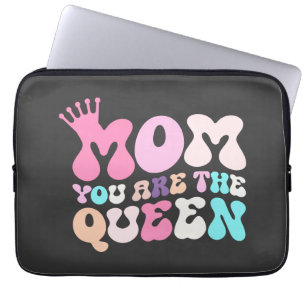 Housse Pour Ordinateur Portable Reine de nos coeurs, Cadeau de la maternité, Fête
