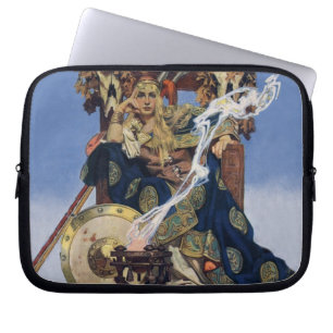 Housse Pour Ordinateur Portable Reine Maeve Princesse Guerrière Art Fantastique