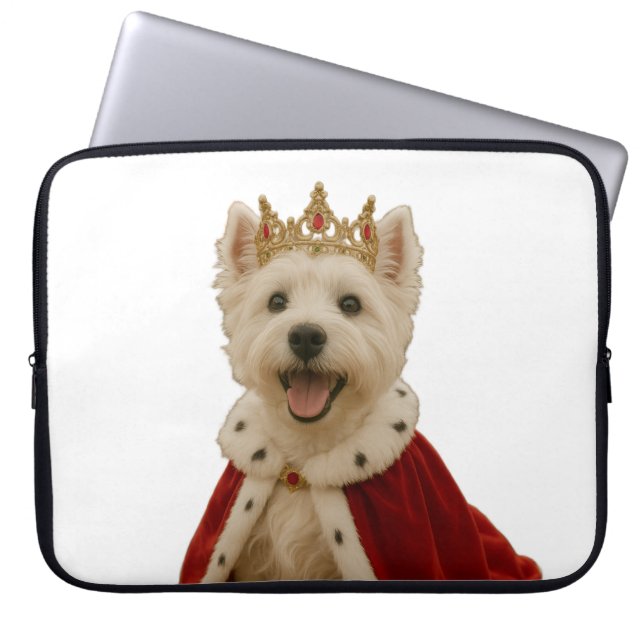 Housse Pour Ordinateur Portable Reine Westie (Devant)