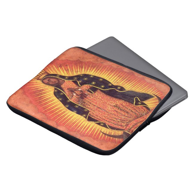 Housse Pour Ordinateur Portable Religion vintage Vierge Marie Notre-Dame de Guadal (Devant haut)
