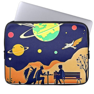 Housse Pour Ordinateur Portable Rendez-vous de nuit d'Imaginaire