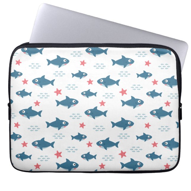 Housse Pour Ordinateur Portable Requin (Devant)