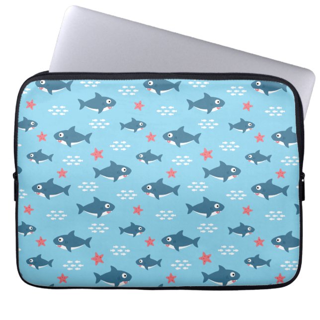 Housse Pour Ordinateur Portable Requin (Devant)