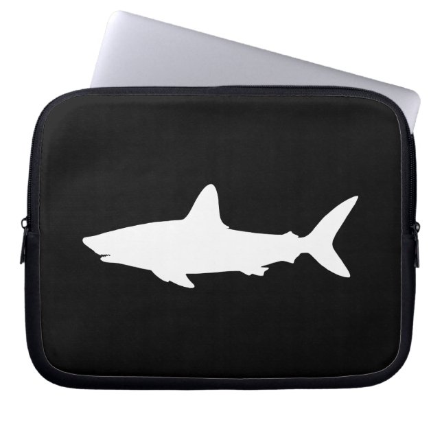 Housse Pour Ordinateur Portable Requin nageant (Devant)