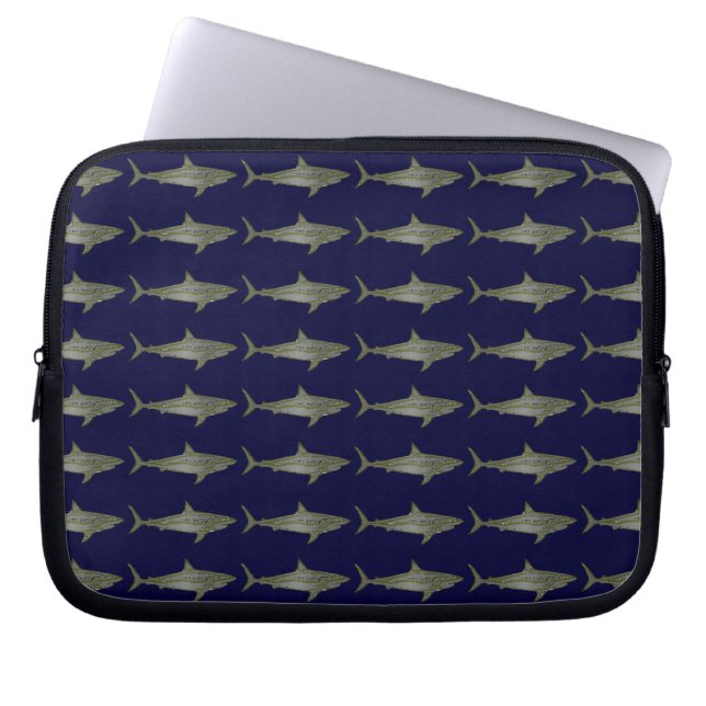 Housse Pour Ordinateur Portable Requin - requins (Devant)