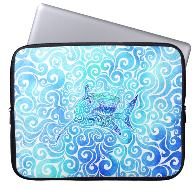 Housse Pour Ordinateur Portable Requin tourbillonnant (Devant)