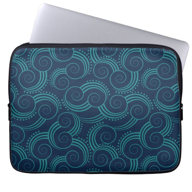 Housse Pour Ordinateur Portable Ressacs tourbillonnants (Devant)