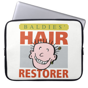 Housse Pour Ordinateur Portable Restaurateur de cheveux pour chauves. Cadeau pour 