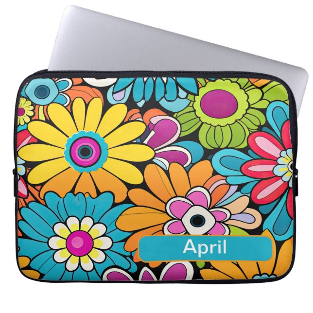 Housse Pour Ordinateur Portable Rétro 16 (Devant)