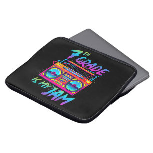 Housse Pour Ordinateur Portable Rétro 80s 7e année est mon truc retour à l'école
