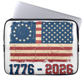 Housse Pour Ordinateur Portable Rétro Betsy Ross & Drapeau à 50 étoiles 2026 Semiq