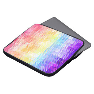 Housse Pour Ordinateur Portable Rétro Bohème Funky Excentrique Xénogenre Carreaux
