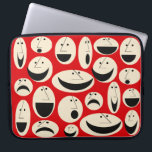 Housse Pour Ordinateur Portable Retro Cartoon Façades Motif Portable<br><div class="desc">Faites face aux faits. Cette manchette Retro Cartoon Faces Motif Portable Sleeve est mignonne - sans parler de heureuse, triste, choquée et surprise! Vous souvenez-vous d'aimer les dessins minimalistes des années 1950 ? On n’était pas là non plus. Mais ce motif est toujours plein de kitsch ! Les bouches spectaculaires,...</div>