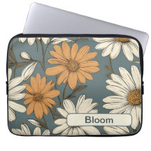 Retro Flowers 12 manche pour ordinateur portable