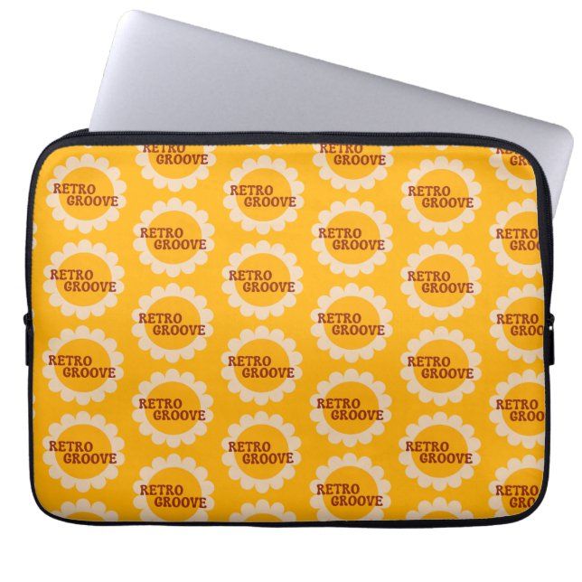 Housse pour ordinateur portable Retro Groove (Devant)