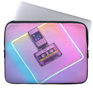 Housse Pour Ordinateur Portable Retro Tech des années 90