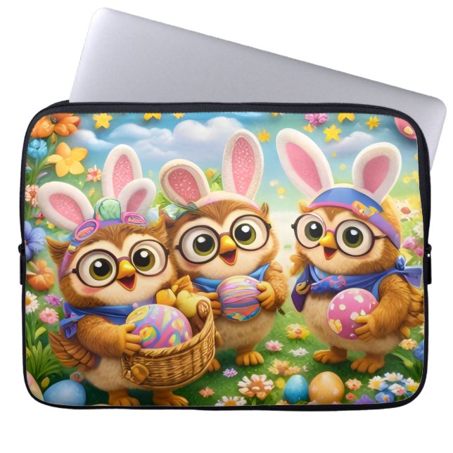 Housse Pour Ordinateur Portable rex hoot laptop case Easter gifts (Devant)