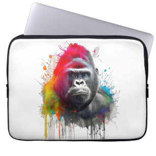 Housse Pour Ordinateur Portable Rey de la Selva : Majestuoso Gorila