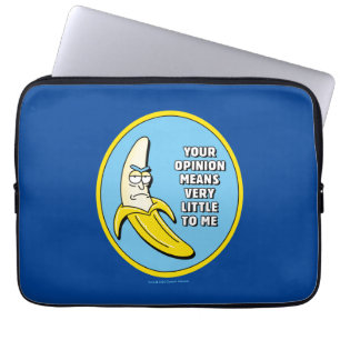 Housse Pour Ordinateur Portable RICK ET MORTY™ Badge en brique banane
