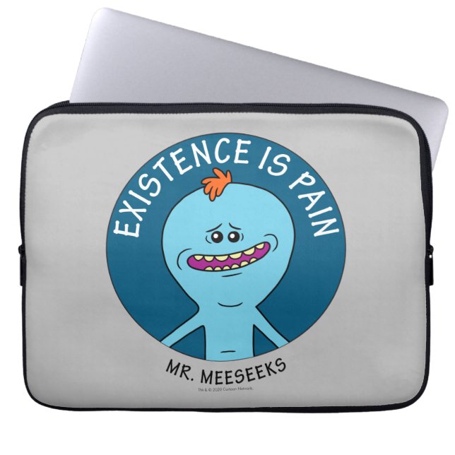 Housse Pour Ordinateur Portable RICK ET MORTY™ | L'Existence Est Une Douleur (Devant)