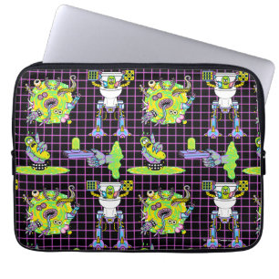 Housse Pour Ordinateur Portable RICK ET MORTY™ Motif du portail de prélèvement
