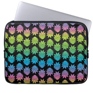 Housse Pour Ordinateur Portable RICK ET MORTY™ Rainbow Rick Head motif