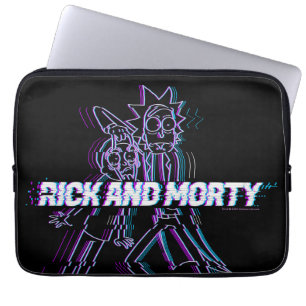 Housse Pour Ordinateur Portable RICK ET MORTY™   Rick Et Morty Glités