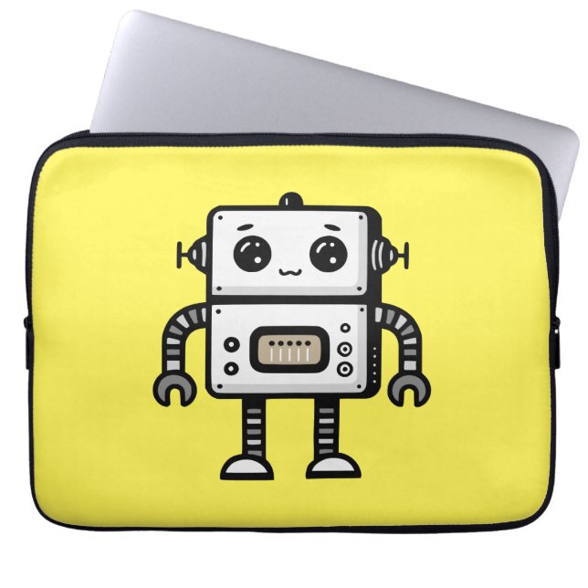Housse Pour Ordinateur Portable Robot (Devant)