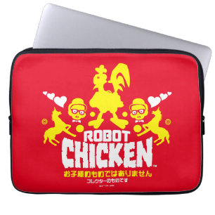 Housse Pour Ordinateur Portable Robot Chicken Nerd Unicorn