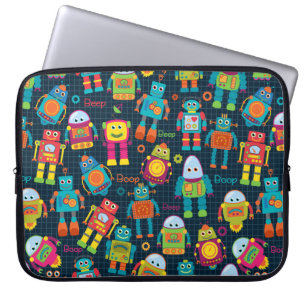 Housse Pour Ordinateur Portable Robot des enfants du Colorful