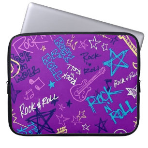 Housse Pour Ordinateur Portable Rock & Roll Rock Star Purple Portable