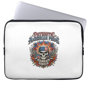 Housse Pour Ordinateur Portable Rocker du bandana patriotique Gloire ancienne Méta