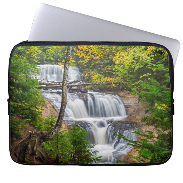 Housse Pour Ordinateur Portable Rocks National Lakeshore, Sable Falls (Devant)