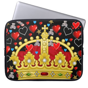 Housse Pour Ordinateur Portable Roi des coeurs à manches d'ordinateur portable