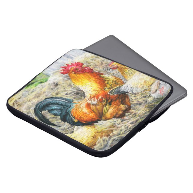 Housse Pour Ordinateur Portable Rooster Fière (Devant haut)