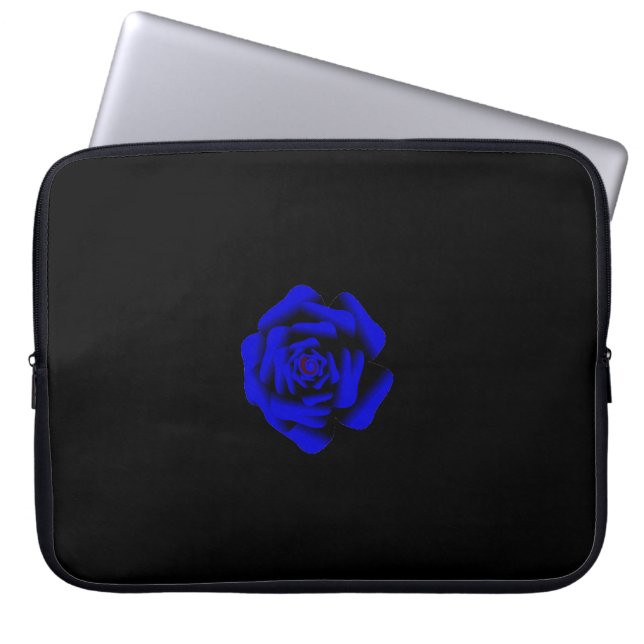 Housse Pour Ordinateur Portable Rose bleu (Devant)